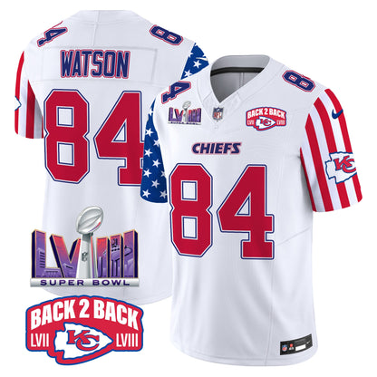 Chiefs American Style Vapor Limited Jersey - All Stitched