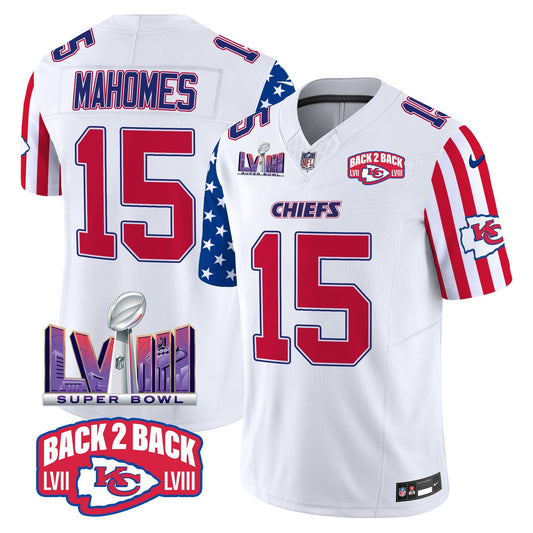 Chiefs American Style Vapor Limited Jersey - All Stitched