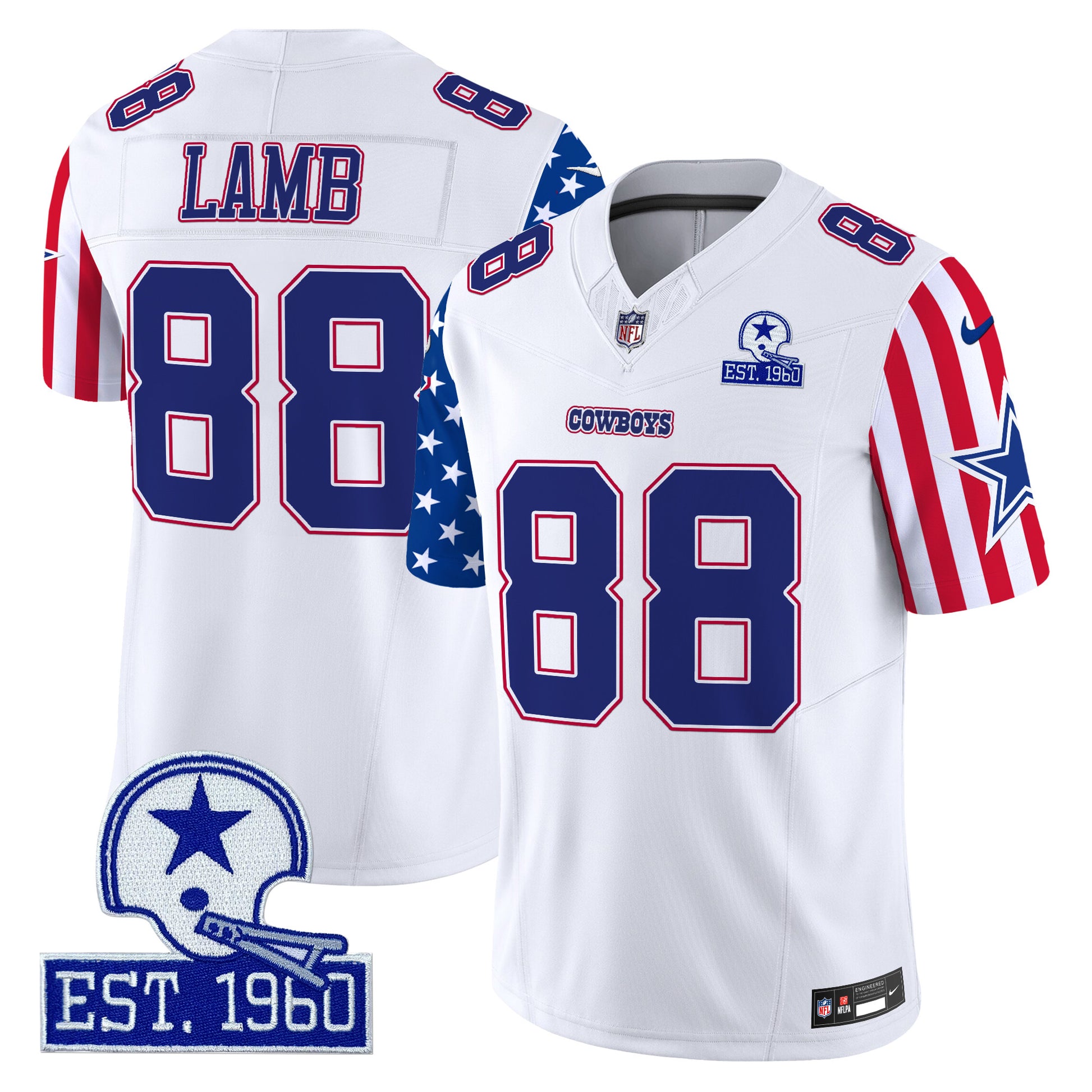 Men's Cowboys American Style Vapor Limited Jersey - All Stitched