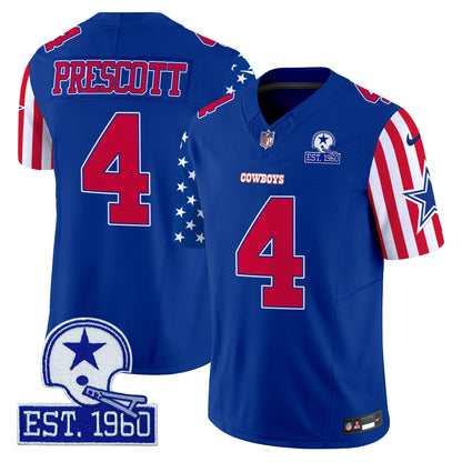 Men's Cowboys American Style Vapor Limited Jersey - All Stitched
