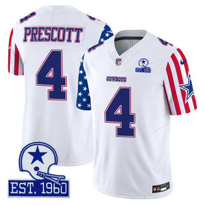 Men's Cowboys American Style Vapor Limited Jersey - All Stitched