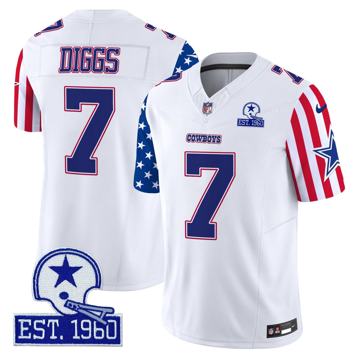 Men's Cowboys American Style Vapor Limited Jersey - All Stitched