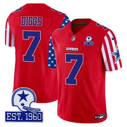 Men's Cowboys American Style Vapor Limited Jersey - All Stitched