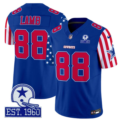 Men's Cowboys American Style Vapor Limited Jersey - All Stitched