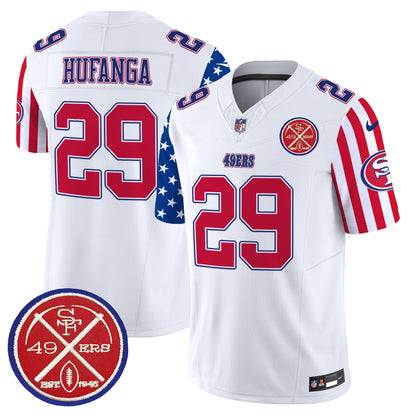 Men's 49ers American Style Vapor Limited Jersey - All Stitched