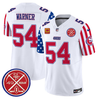 Men's 49ers American Style Vapor Limited Jersey - All Stitched