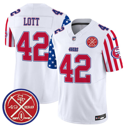 Men's 49ers American Style Vapor Limited Jersey - All Stitched