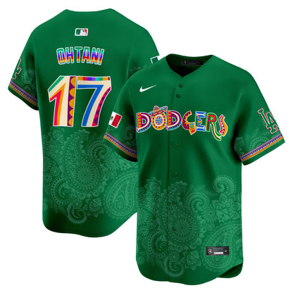 Los Angeles Dodgers Paisley Mexico Vapor Premier Limited Jersey - Printed