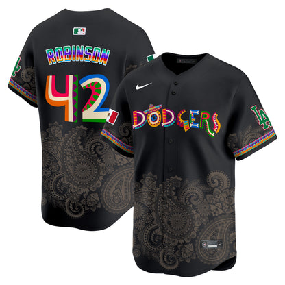 Los Angeles Dodgers Paisley Mexico Vapor Premier Limited Jersey - Printed