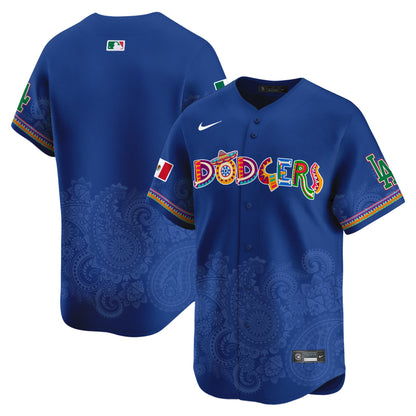 Los Angeles Dodgers Paisley Mexico Vapor Premier Limited Jersey - Printed