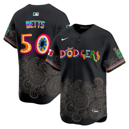 Los Angeles Dodgers Paisley Mexico Vapor Premier Limited Jersey - Printed