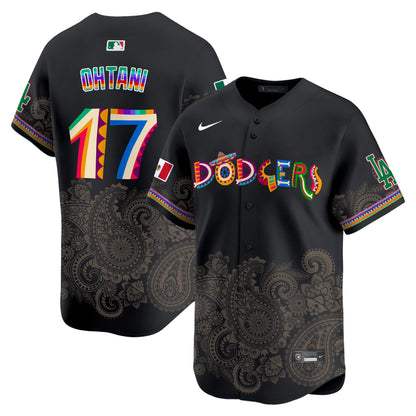 Los Angeles Dodgers Paisley Mexico Vapor Premier Limited Jersey - Printed