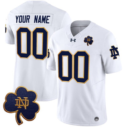 Notre Dame Fighting Irish 2025 Vapor Limited Custom Jersey V3 - All Stitched