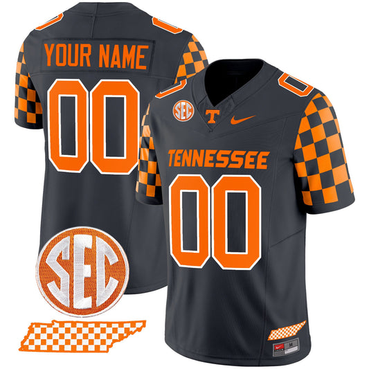 Tennessee Volunteers 2024 Checkerboard Vapor Limited Custom Jersey - All Stitched