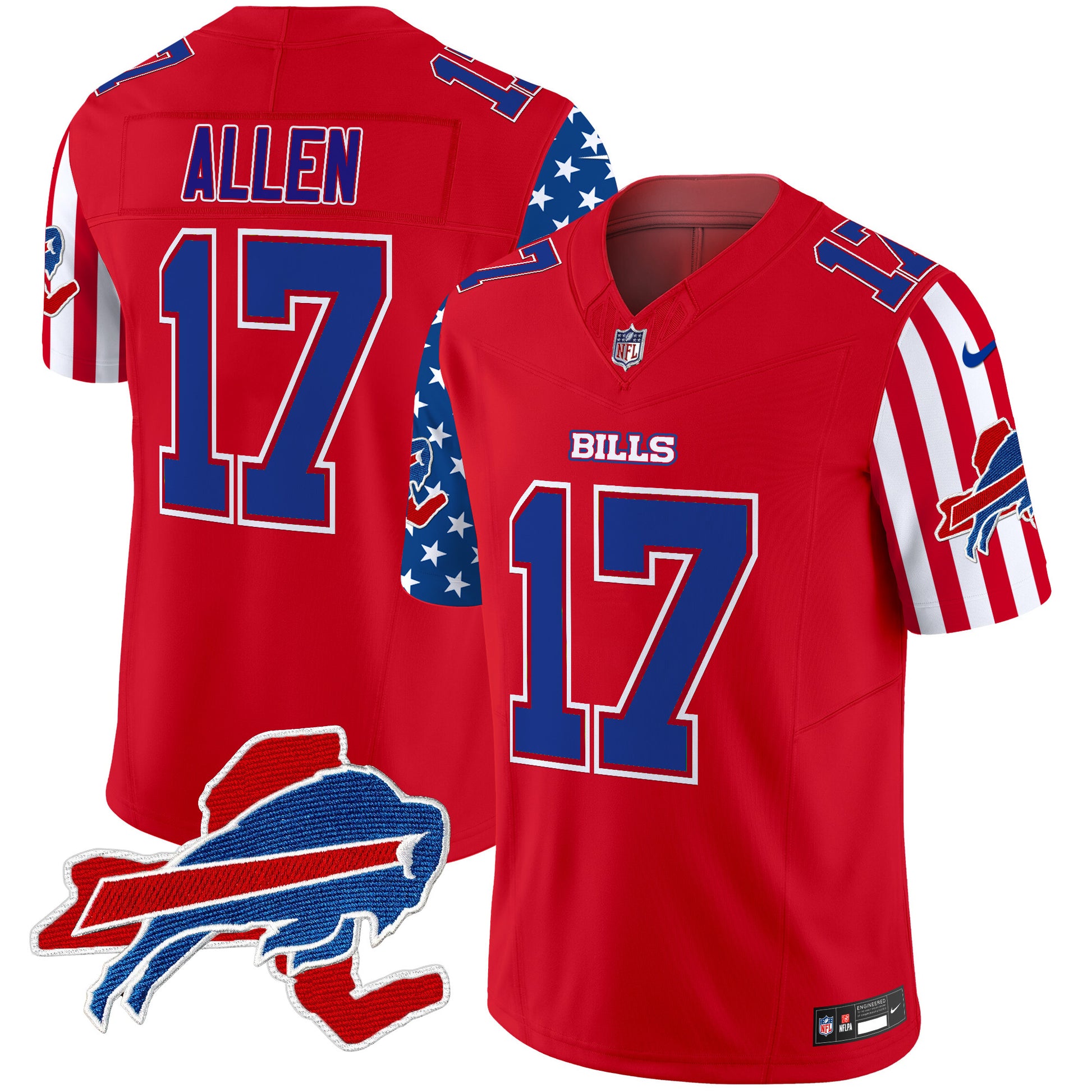 Men's Bills American Style Vapor Limited Jersey - All Stitched
