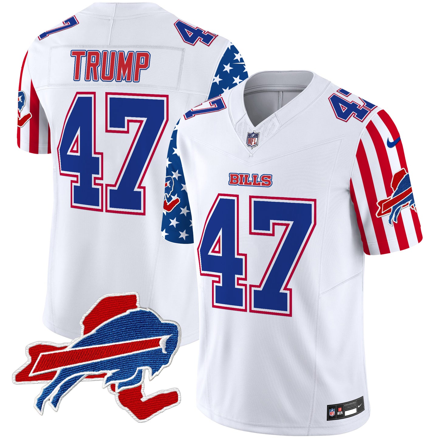 Men's Bills American Style Vapor Limited Jersey - All Stitched