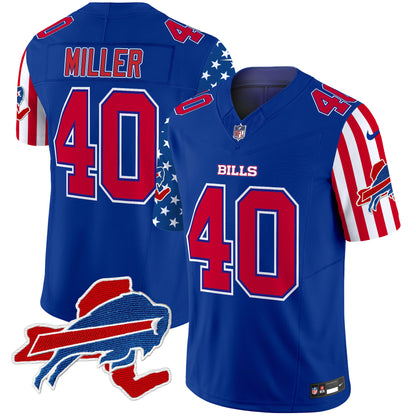 Men's Bills American Style Vapor Limited Jersey - All Stitched