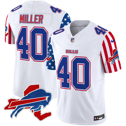 Men's Bills American Style Vapor Limited Jersey - All Stitched