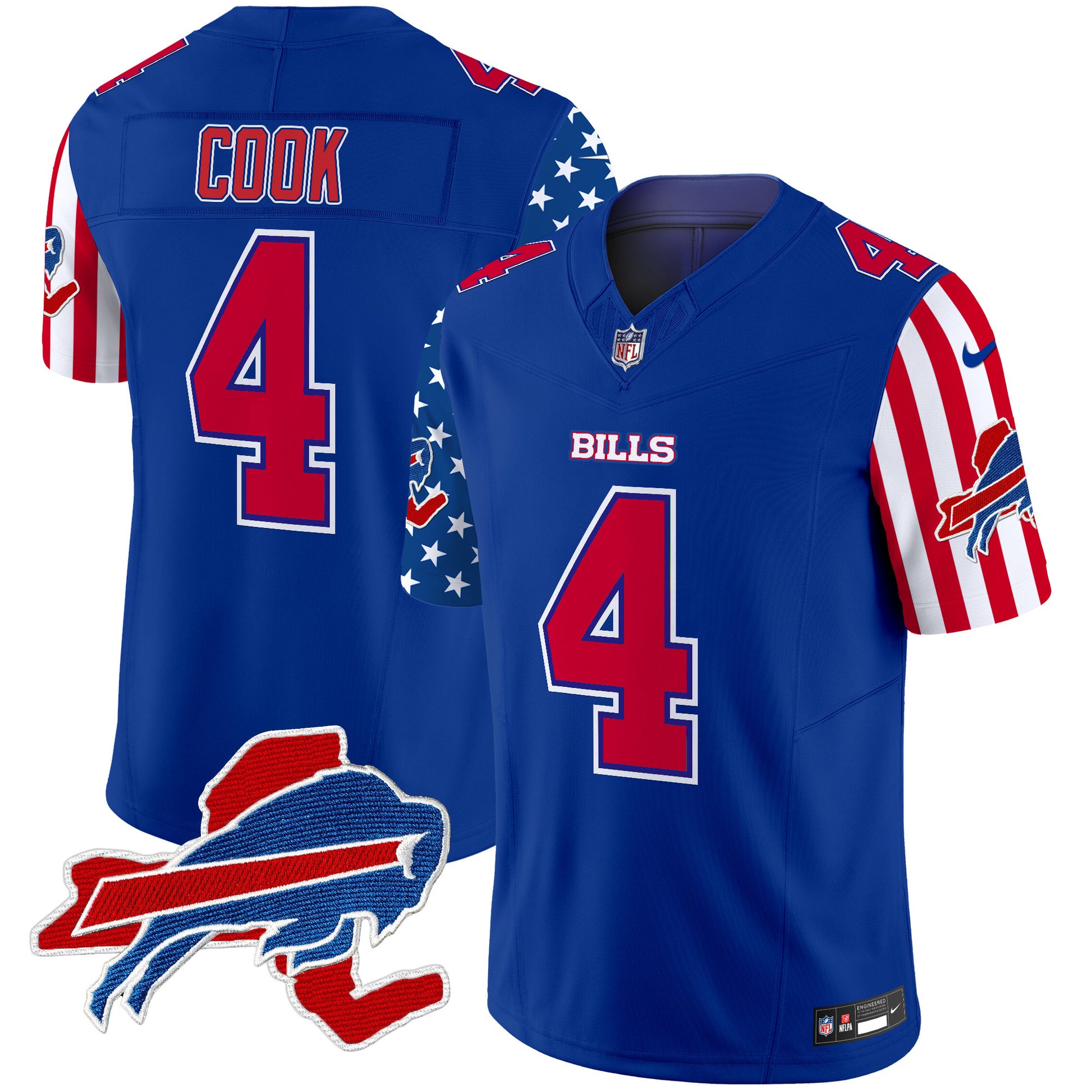 Men's Bills American Style Vapor Limited Jersey - All Stitched