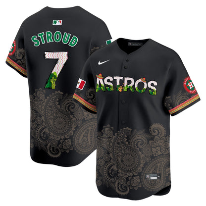 Houston Astros Paisley Mexico Vapor Premier Limited Jersey V4 - Printed