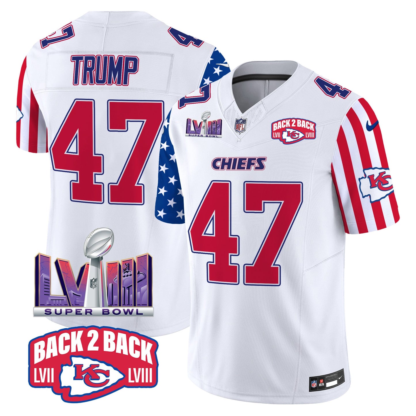 Chiefs American Style Vapor Limited Jersey - All Stitched