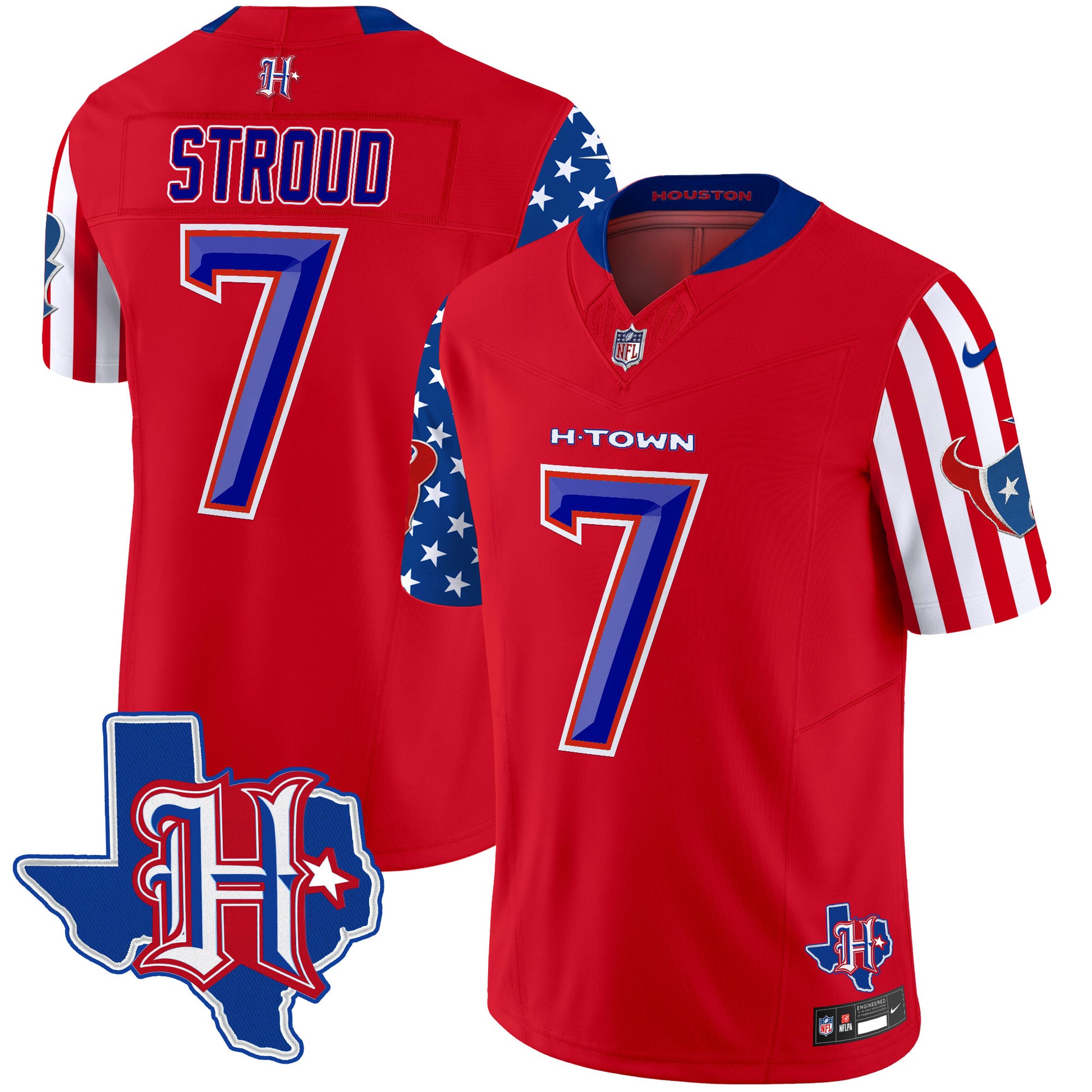 Men's Houston Texans American Style Vapor Limited Jersey - All Stitched