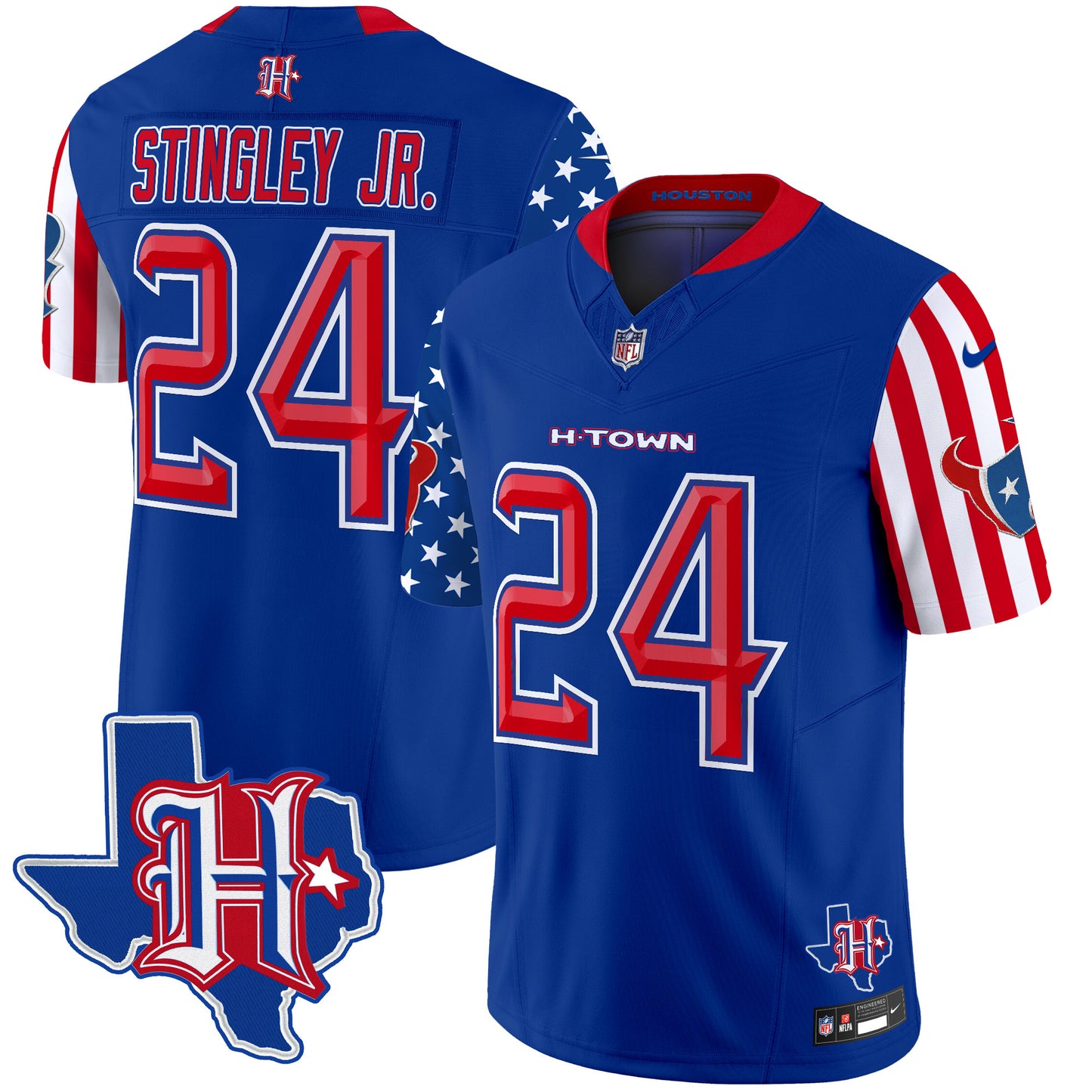 Men's Houston Texans American Style Vapor Limited Jersey - All Stitched