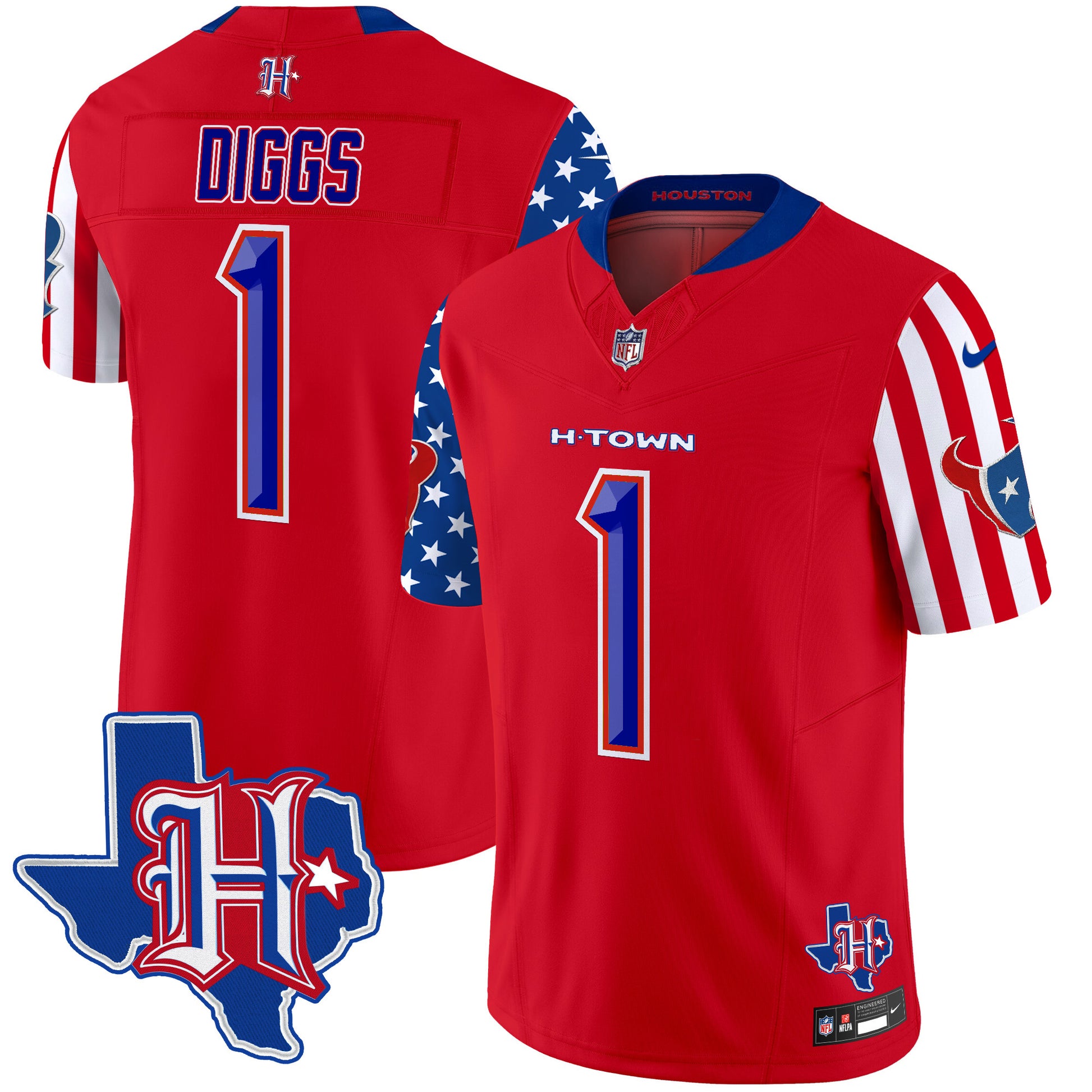 Men's Houston Texans American Style Vapor Limited Jersey - All Stitched