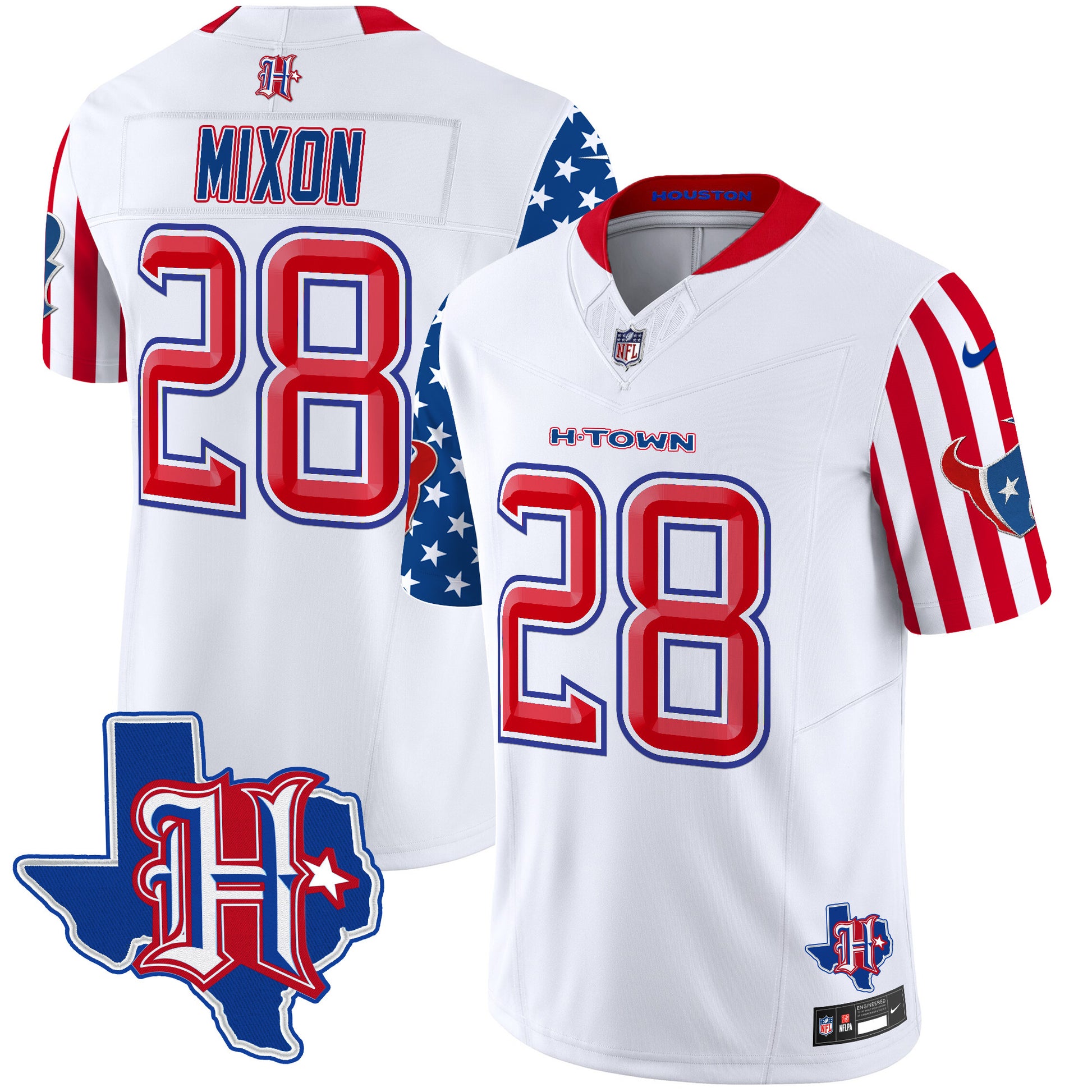 Men's Houston Texans American Style Vapor Limited Jersey - All Stitched
