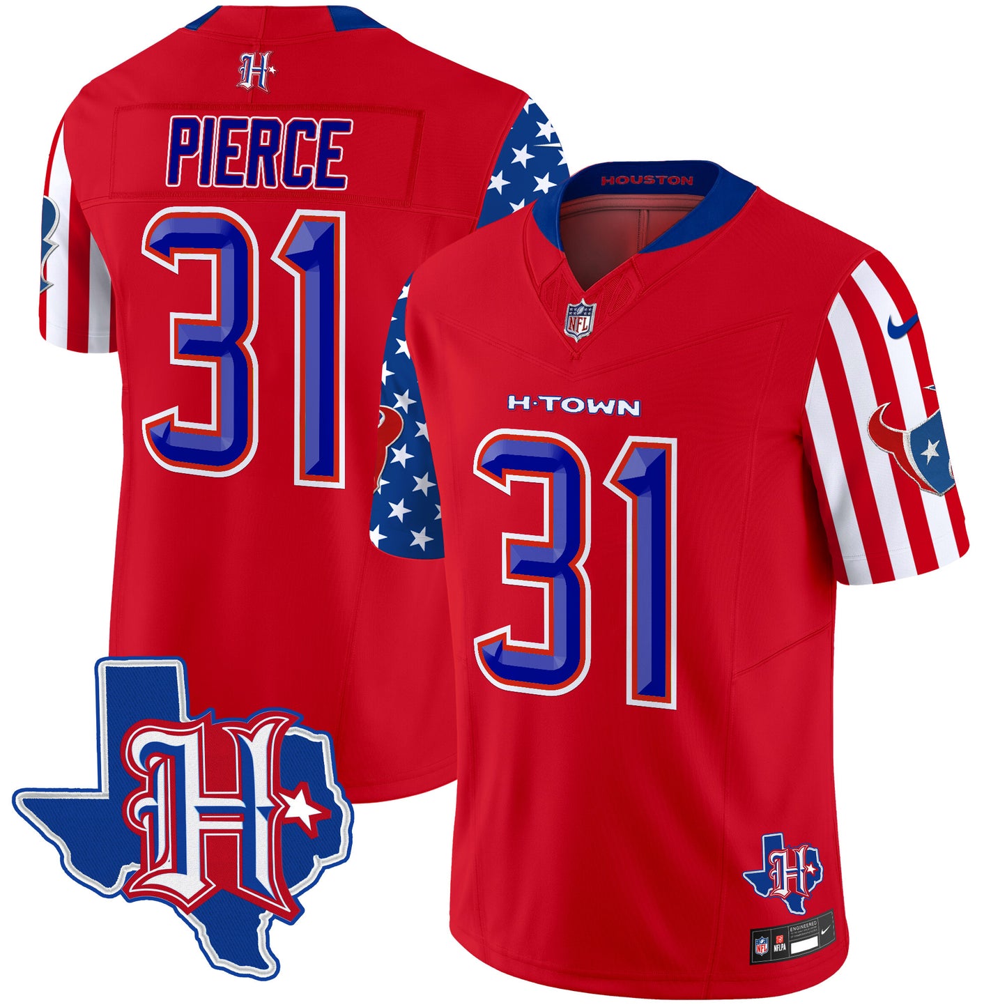 Men's Houston Texans American Style Vapor Limited Jersey - All Stitched