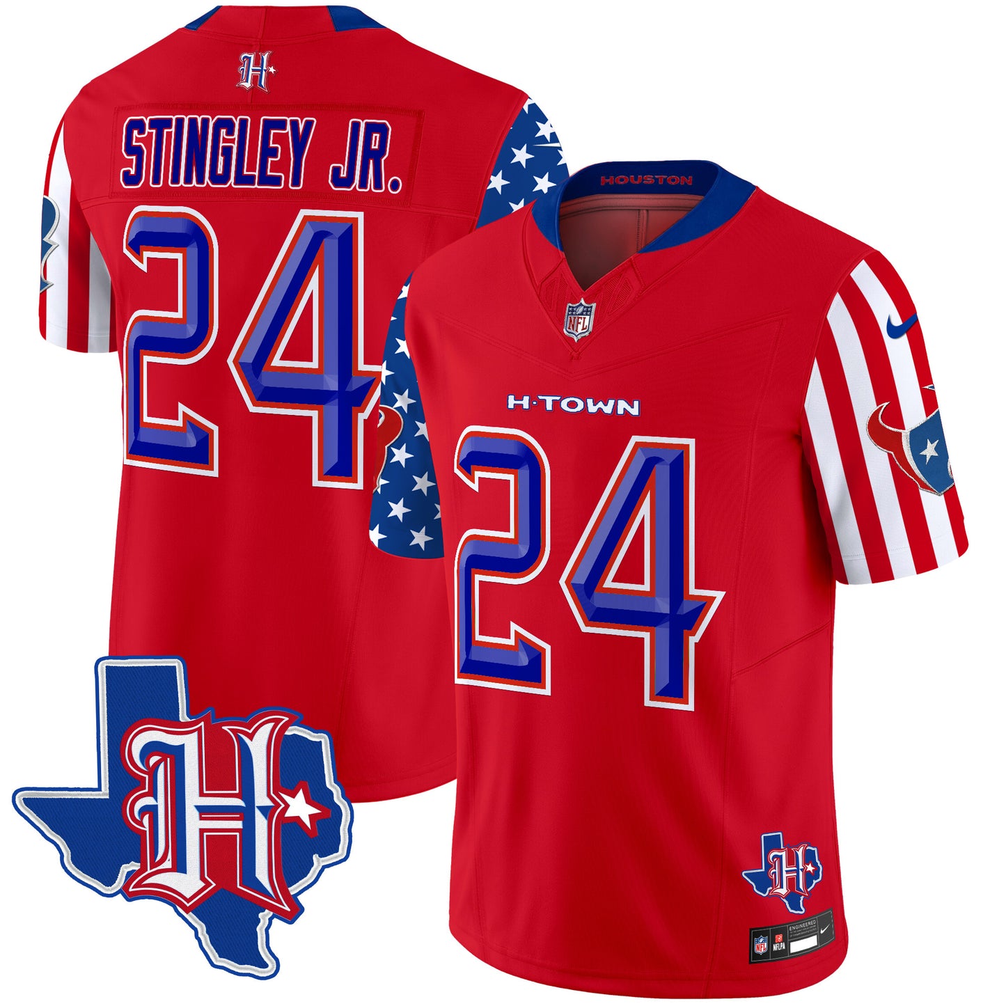 Men's Houston Texans American Style Vapor Limited Jersey - All Stitched