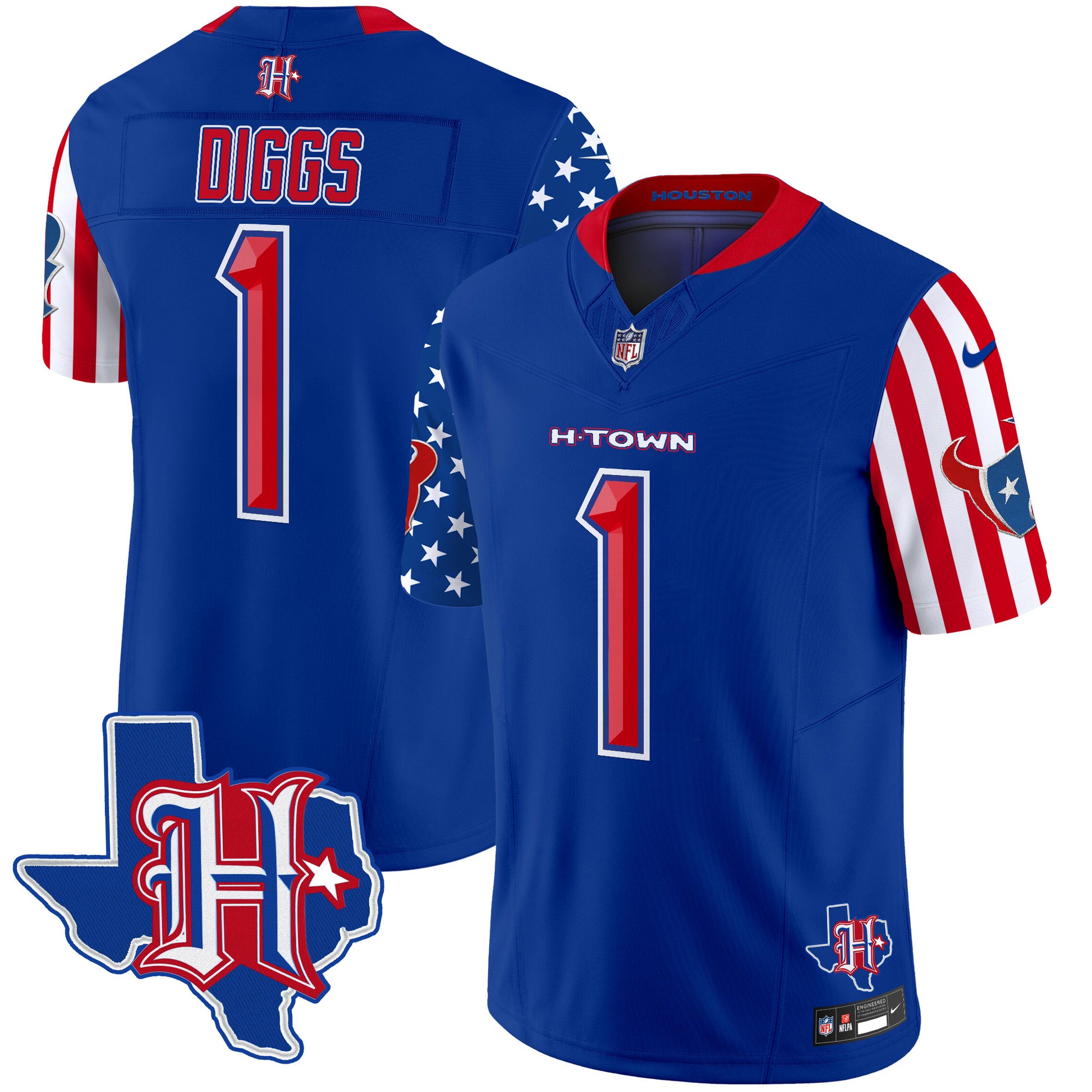 Men's Houston Texans American Style Vapor Limited Jersey - All Stitched