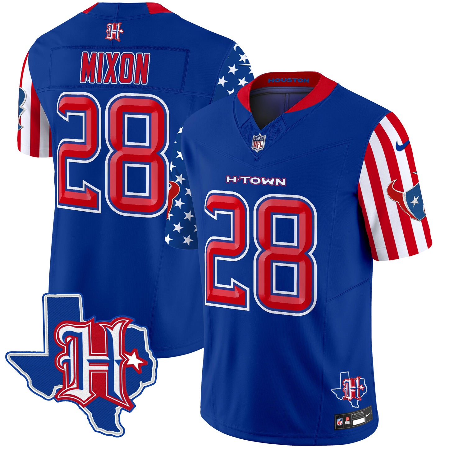 Men's Houston Texans American Style Vapor Limited Jersey - All Stitched