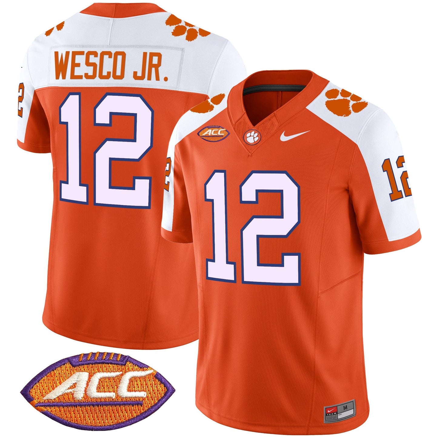 Men's Clemson Tigers 2025 Vapor Limited Jersey - All Stitched