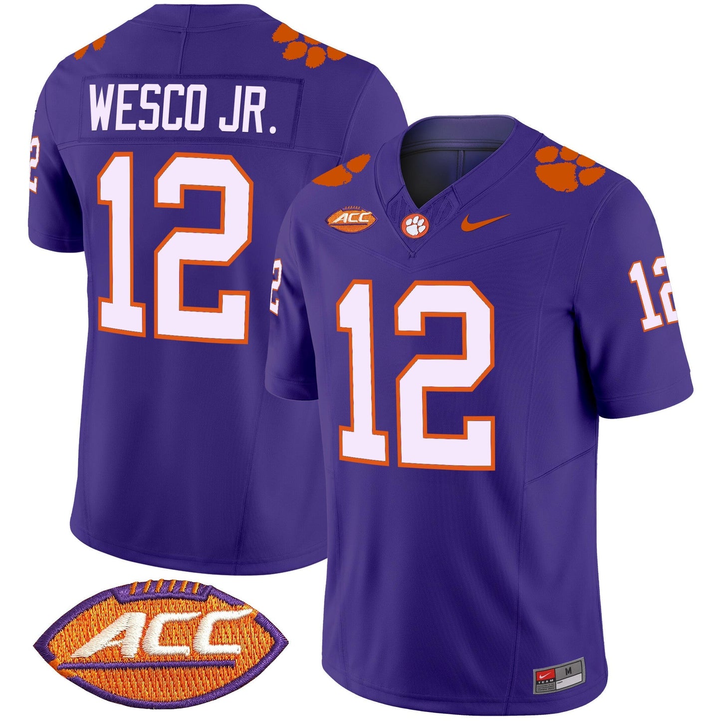 Men's Clemson Tigers 2025 Vapor Limited Jersey - All Stitched