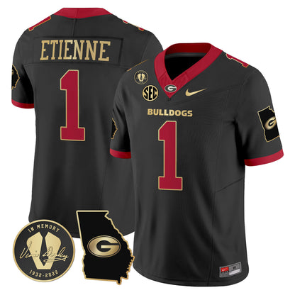 Men's Georgia Bulldogs 2024 Vapor Limited Jersey V3 - Georgia Map - All Stitched