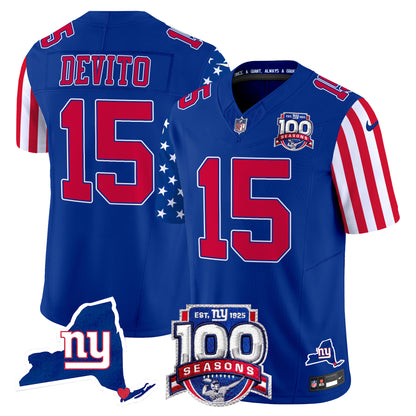 Men's New York Giants American Style Vapor Limited Jersey - All Stitched