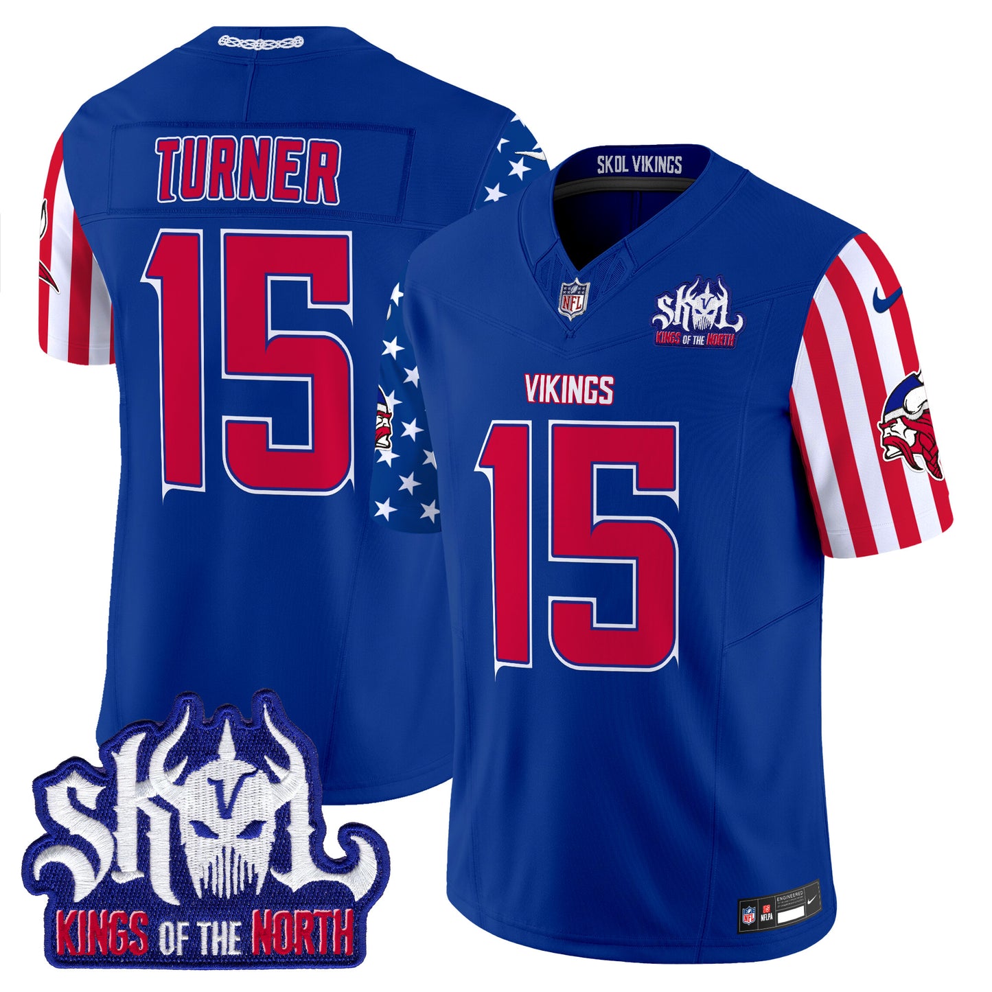 Men's Minnesota Vikings American Style Vapor Limited Jersey - All Stitched