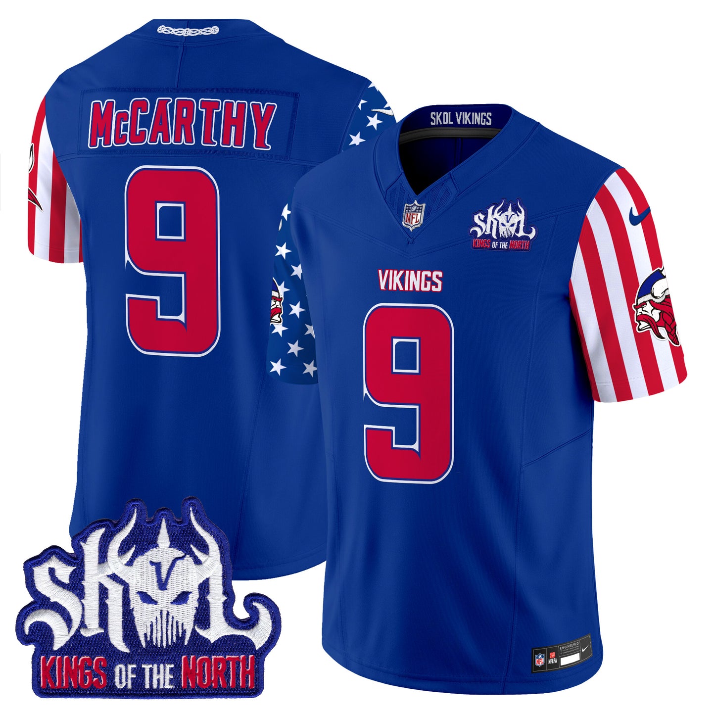Men's Minnesota Vikings American Style Vapor Limited Jersey - All Stitched