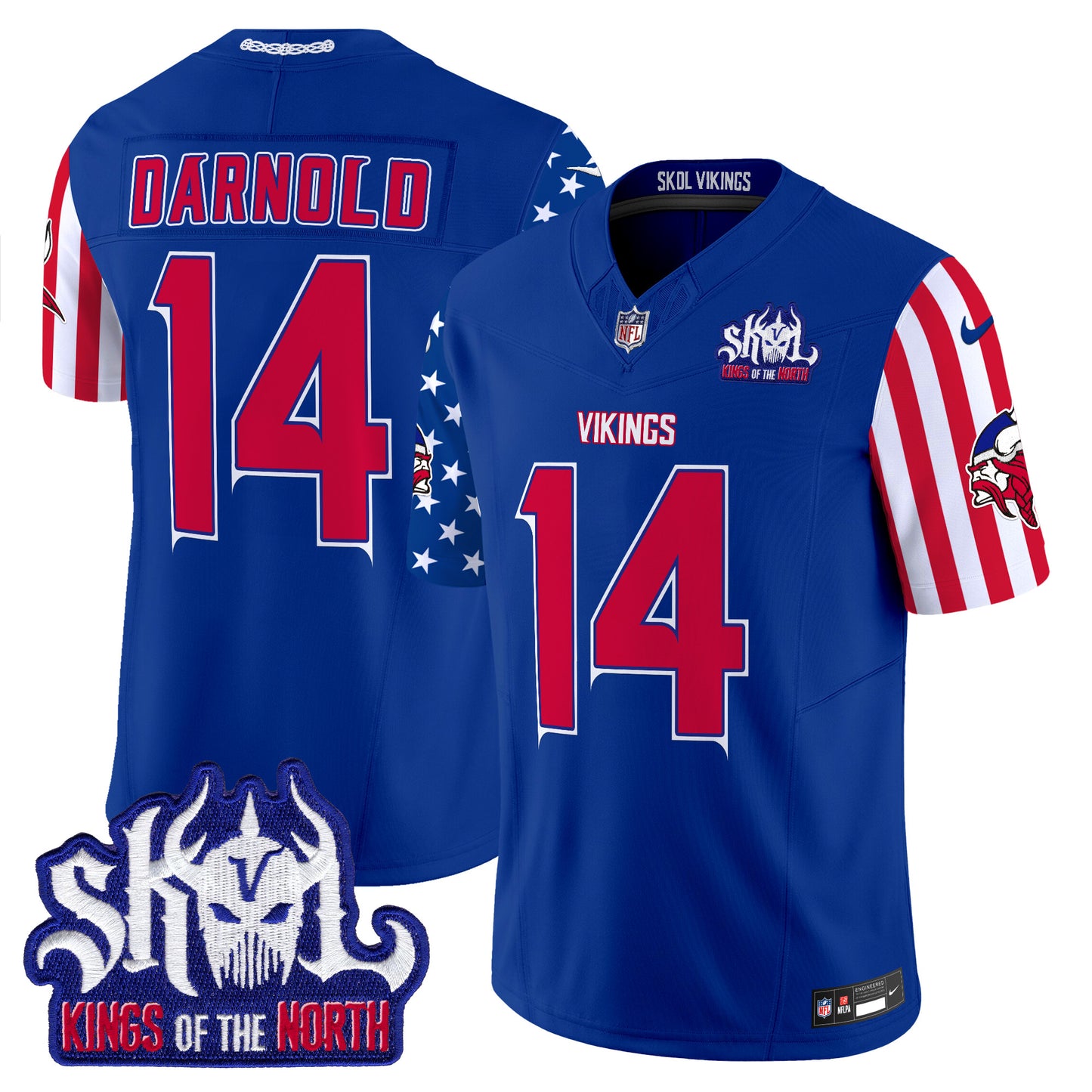Men's Minnesota Vikings American Style Vapor Limited Jersey - All Stitched