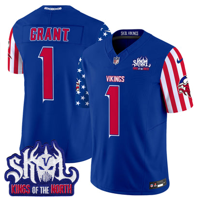 Men's Minnesota Vikings American Style Vapor Limited Jersey - All Stitched
