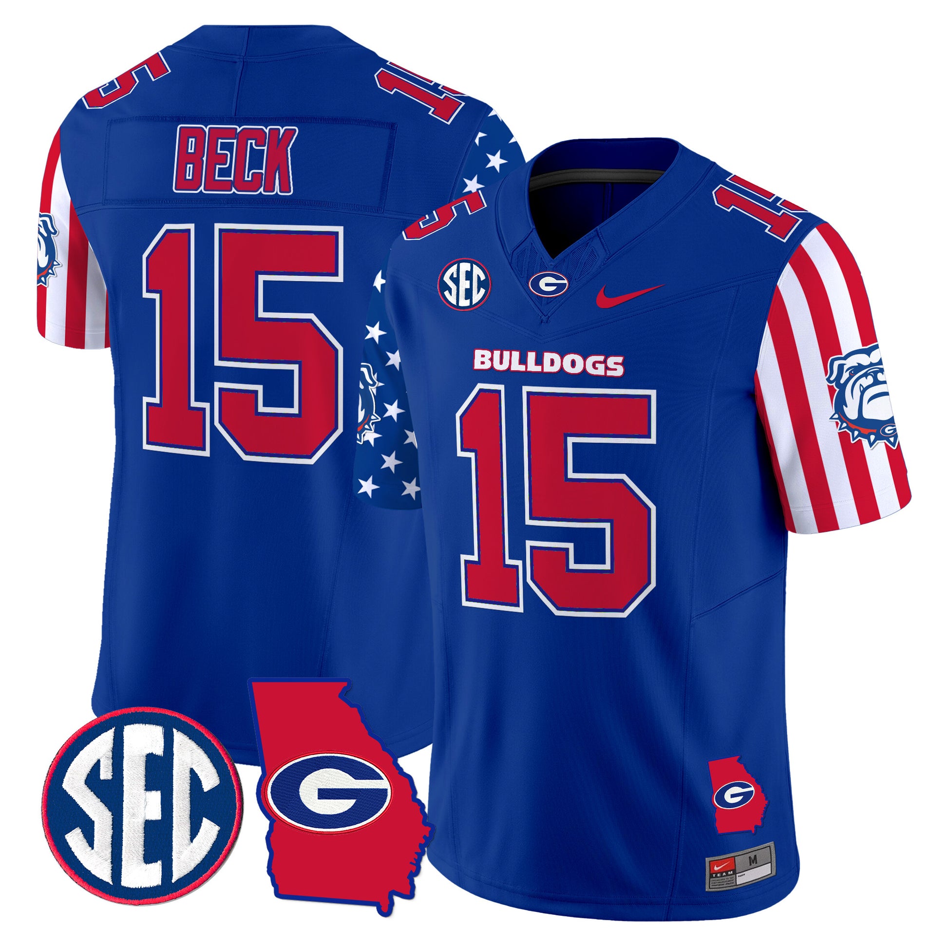 Men's Georgia Bulldogs American Style Vapor Limited Jersey - All Stitched