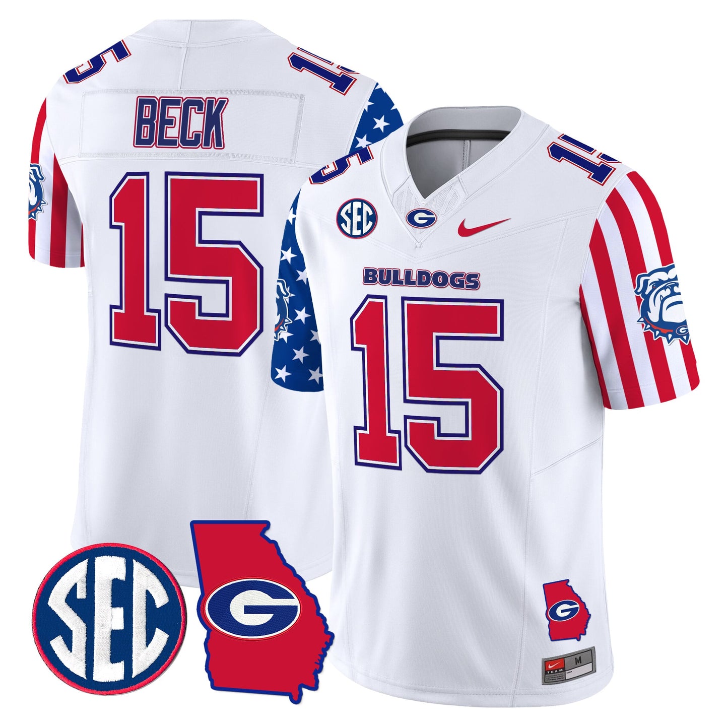 Men's Georgia Bulldogs American Style Vapor Limited Jersey - All Stitched
