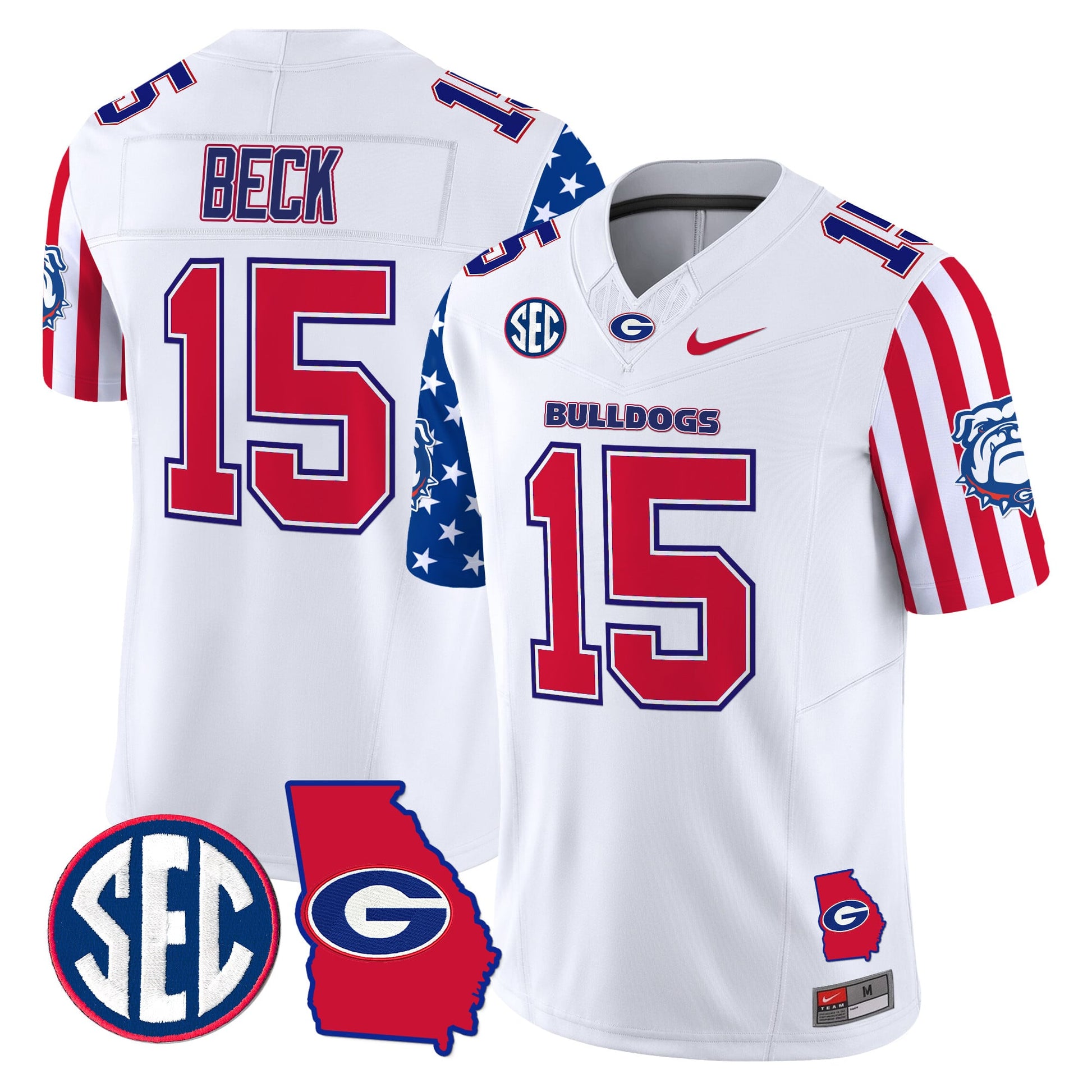 Men's Georgia Bulldogs American Style Vapor Limited Jersey - All Stitched