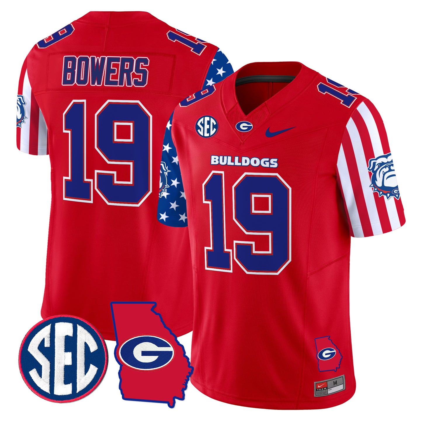 Men's Georgia Bulldogs American Style Vapor Limited Jersey - All Stitched