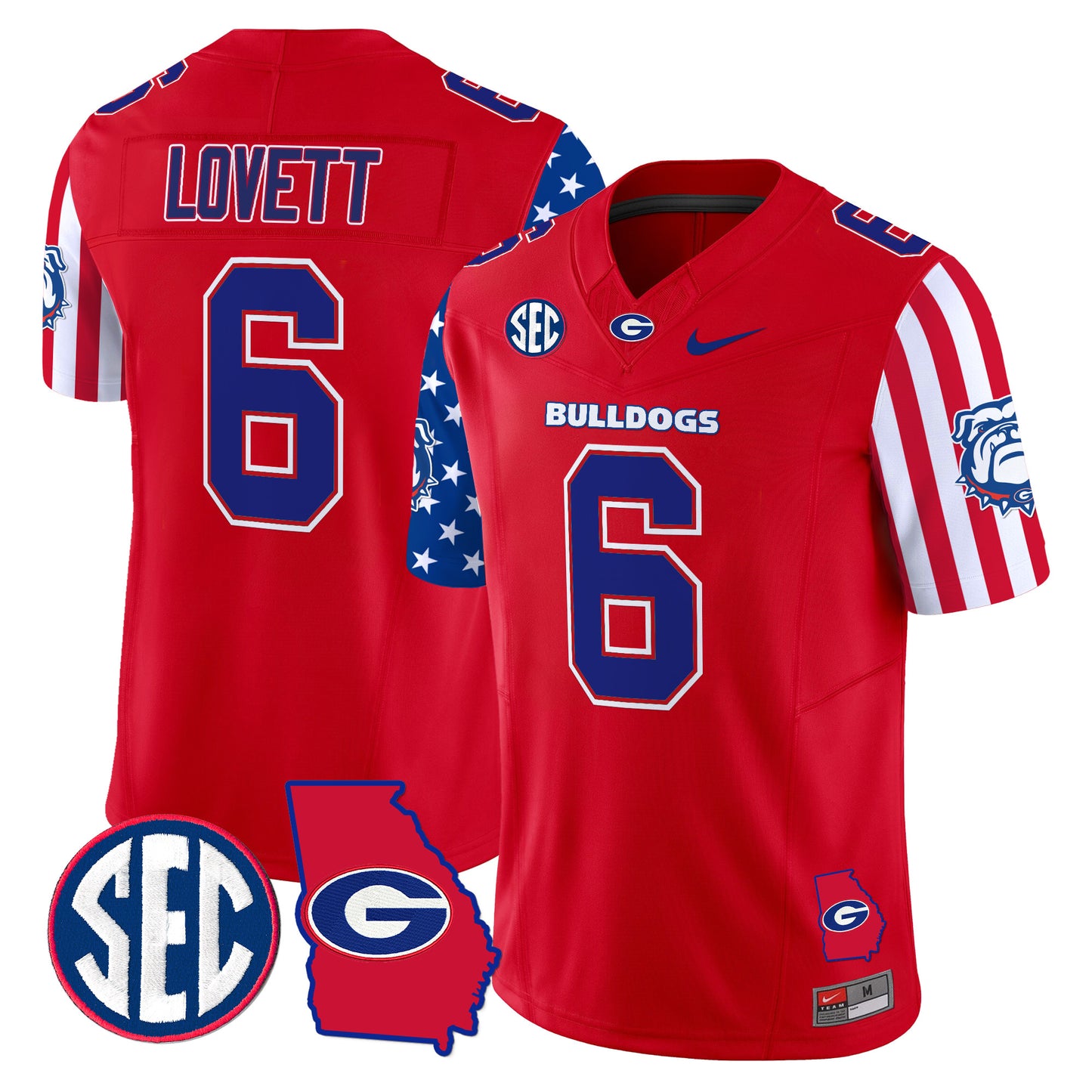 Men's Georgia Bulldogs American Style Vapor Limited Jersey - All Stitched