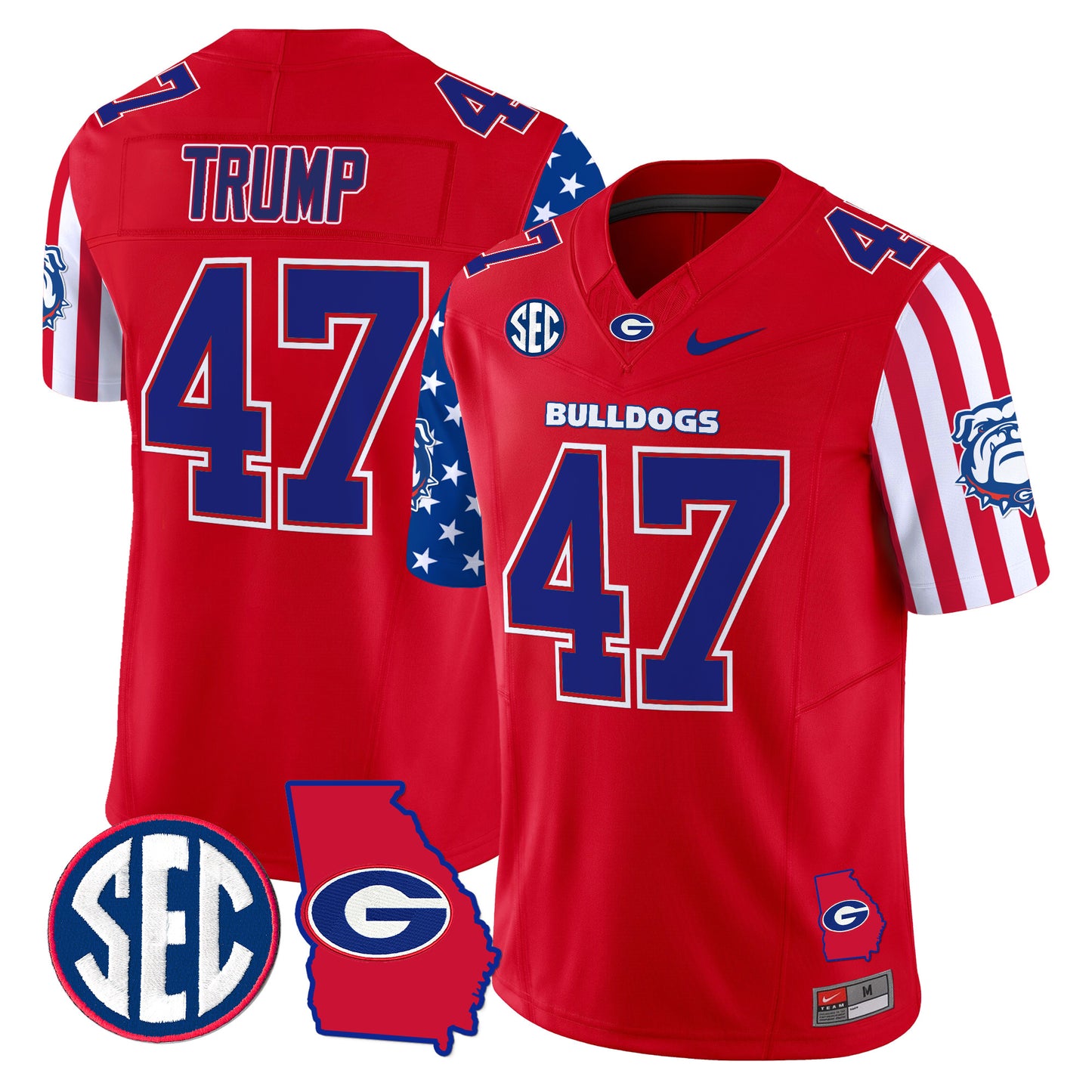 Men's Georgia Bulldogs American Style Vapor Limited Jersey - All Stitched