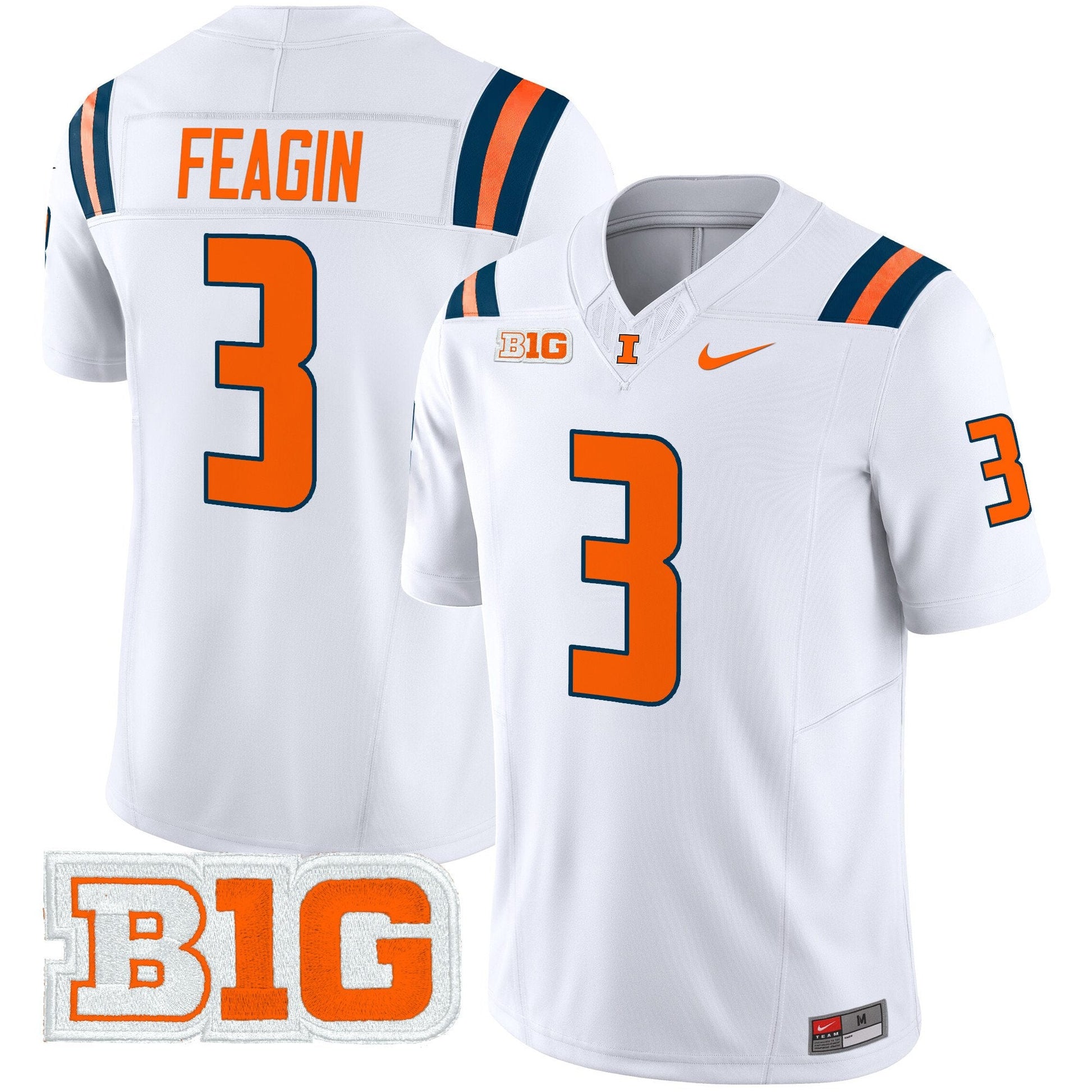 Men's Illinois Fighting Illini 2025 Vapor Limited Jersey - All Stitched