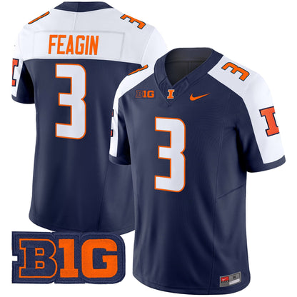 Men's Illinois Fighting Illini 2025 Vapor Limited Jersey - All Stitched