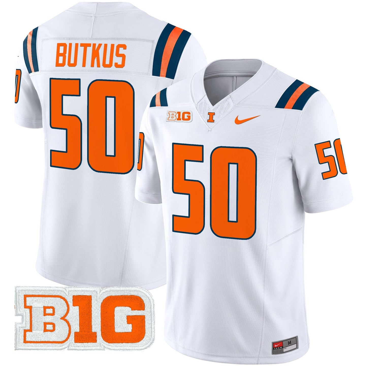 Men's Illinois Fighting Illini 2025 Vapor Limited Jersey - All Stitched